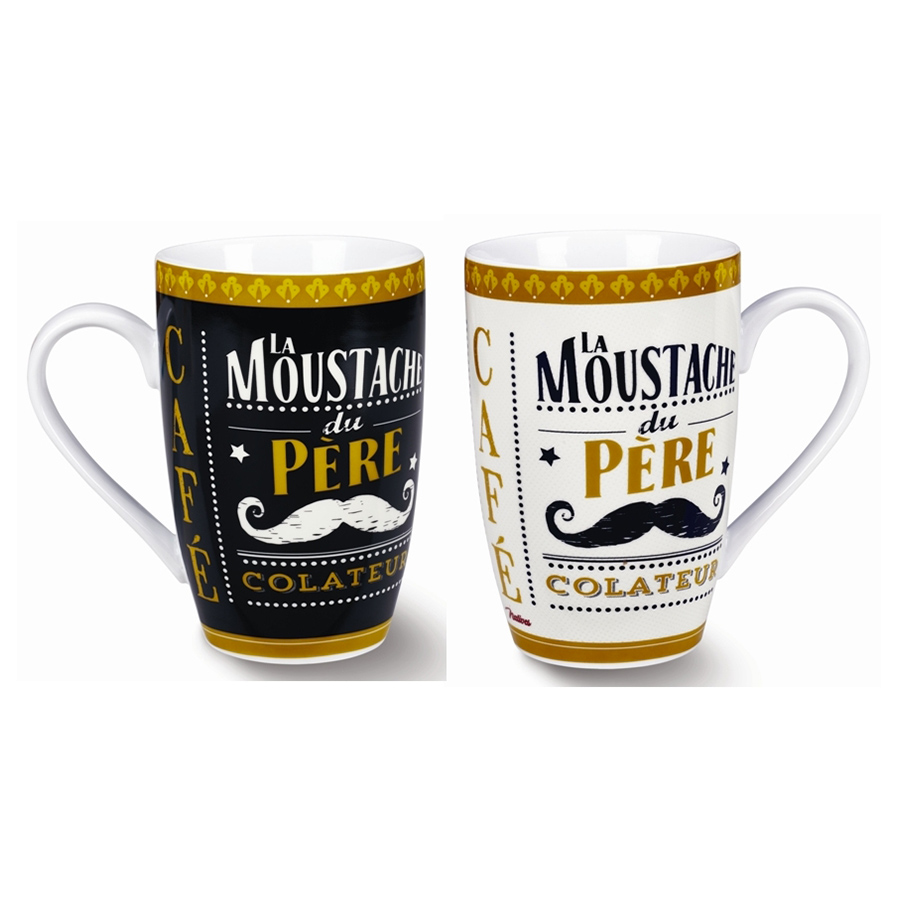 Coffret 2 mugs Pere Colateur
