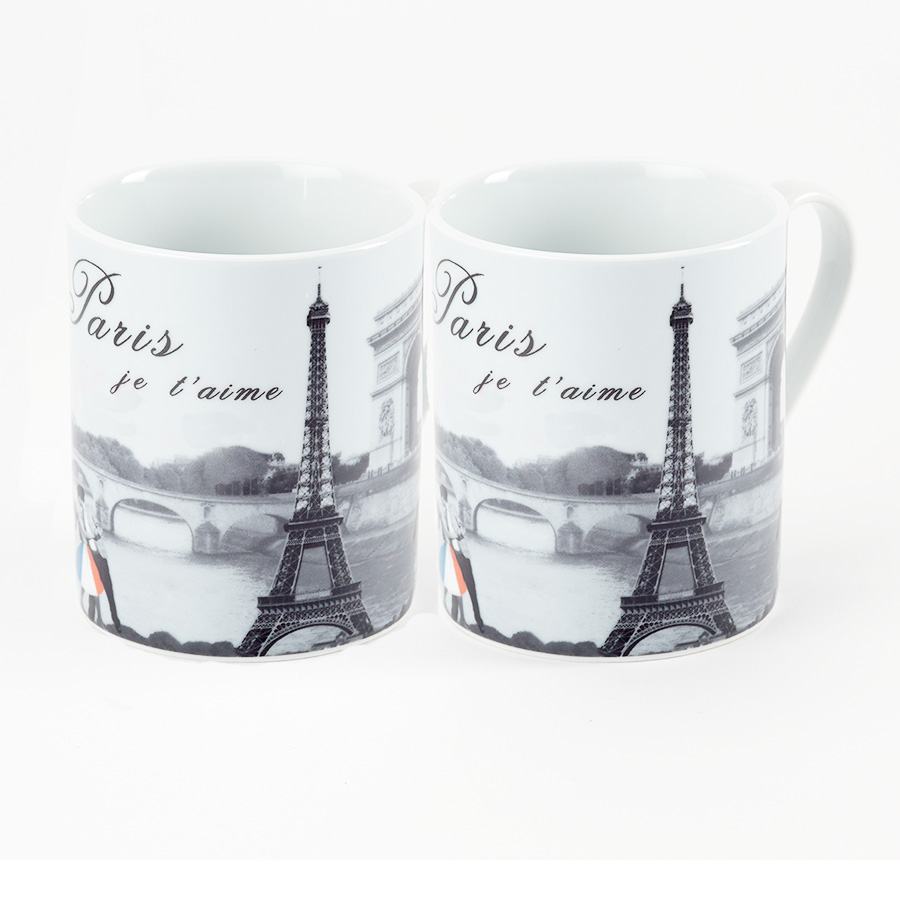 Coffret 2 mugs Paris Je Taime