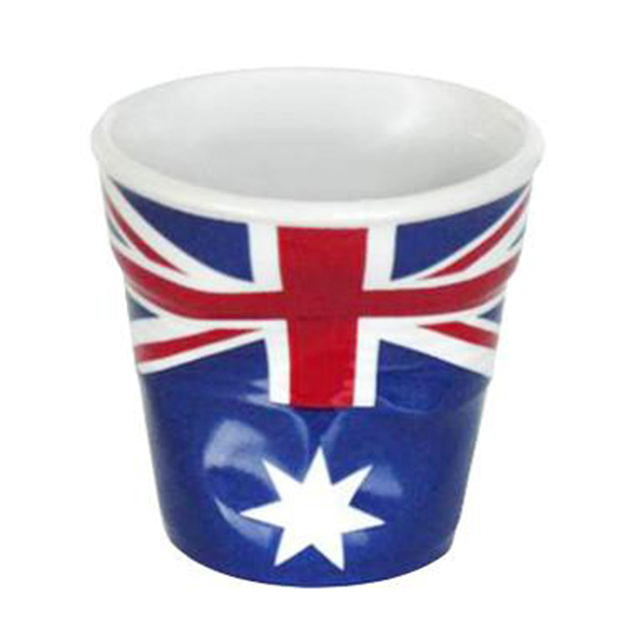 Gobelet froisse expresso drapeau Australie Revol 8cl