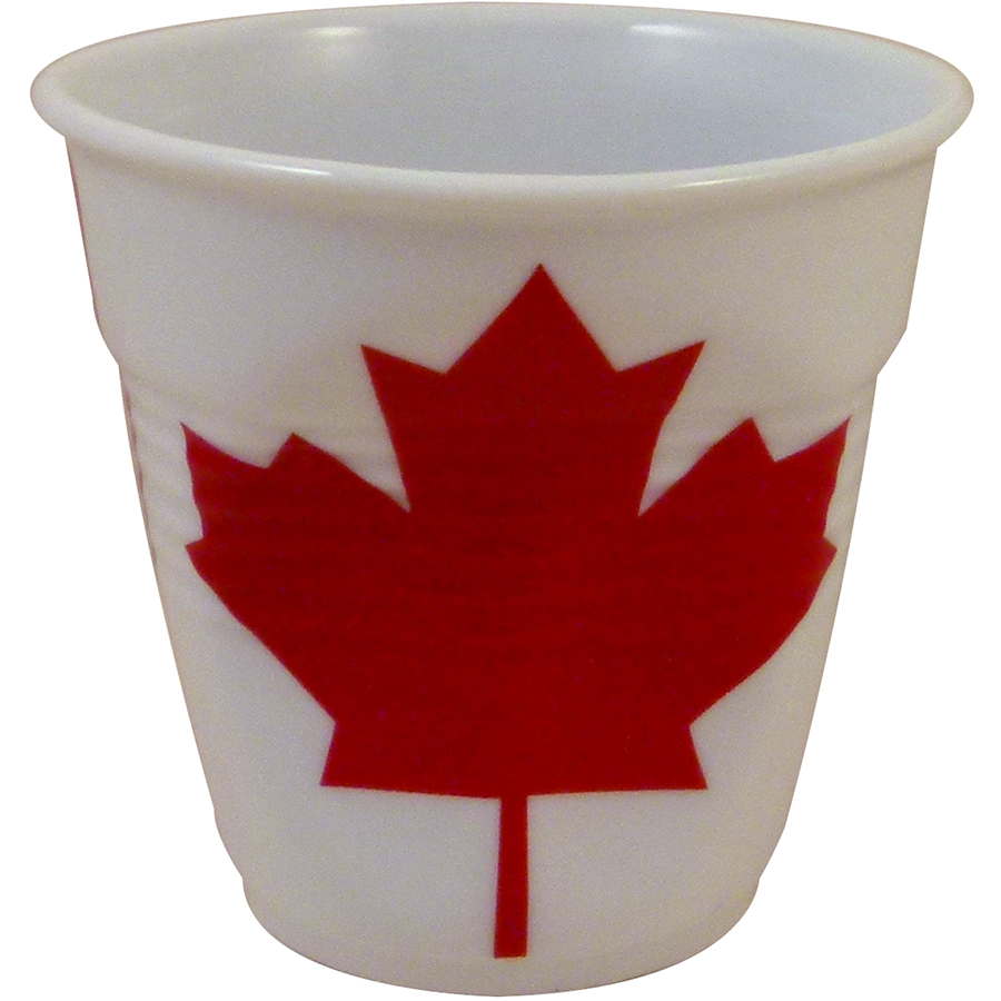 Gobelet froisse expresso drapeau Canada Revol 8cl