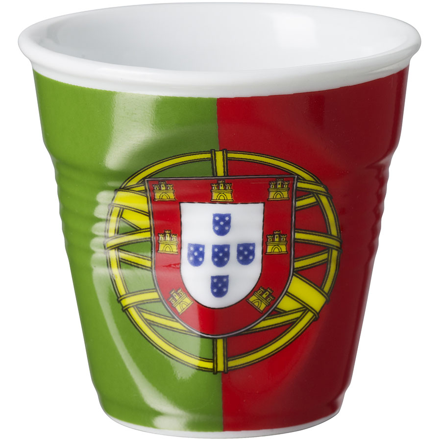 Gobelet froisse expresso drapeau Portugal Revol 8cl