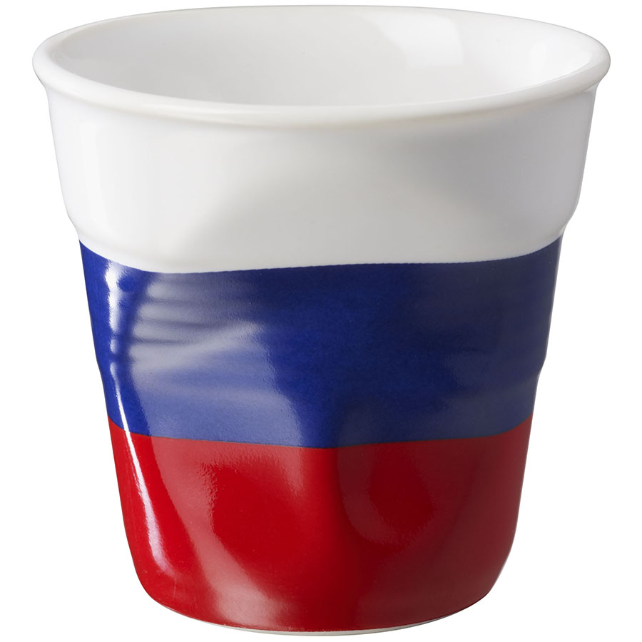 Gobelet froisse expresso drapeau Russie Revol 8cl