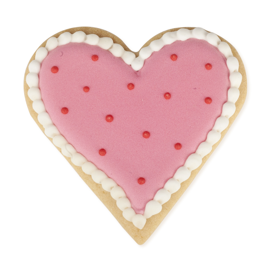Biscuit Coeur rose Carlotas 50g