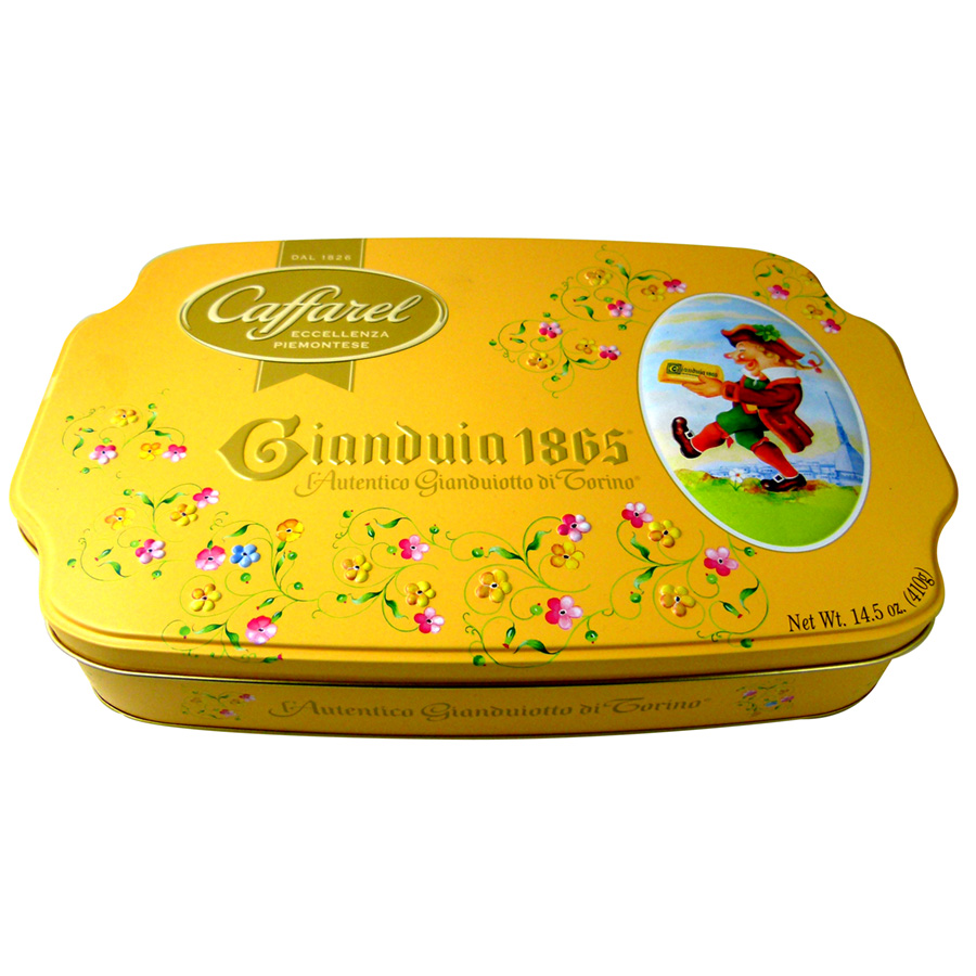 Chocolats au lait et aux noisettes Gianduja Caffarel Boîte de 410 g