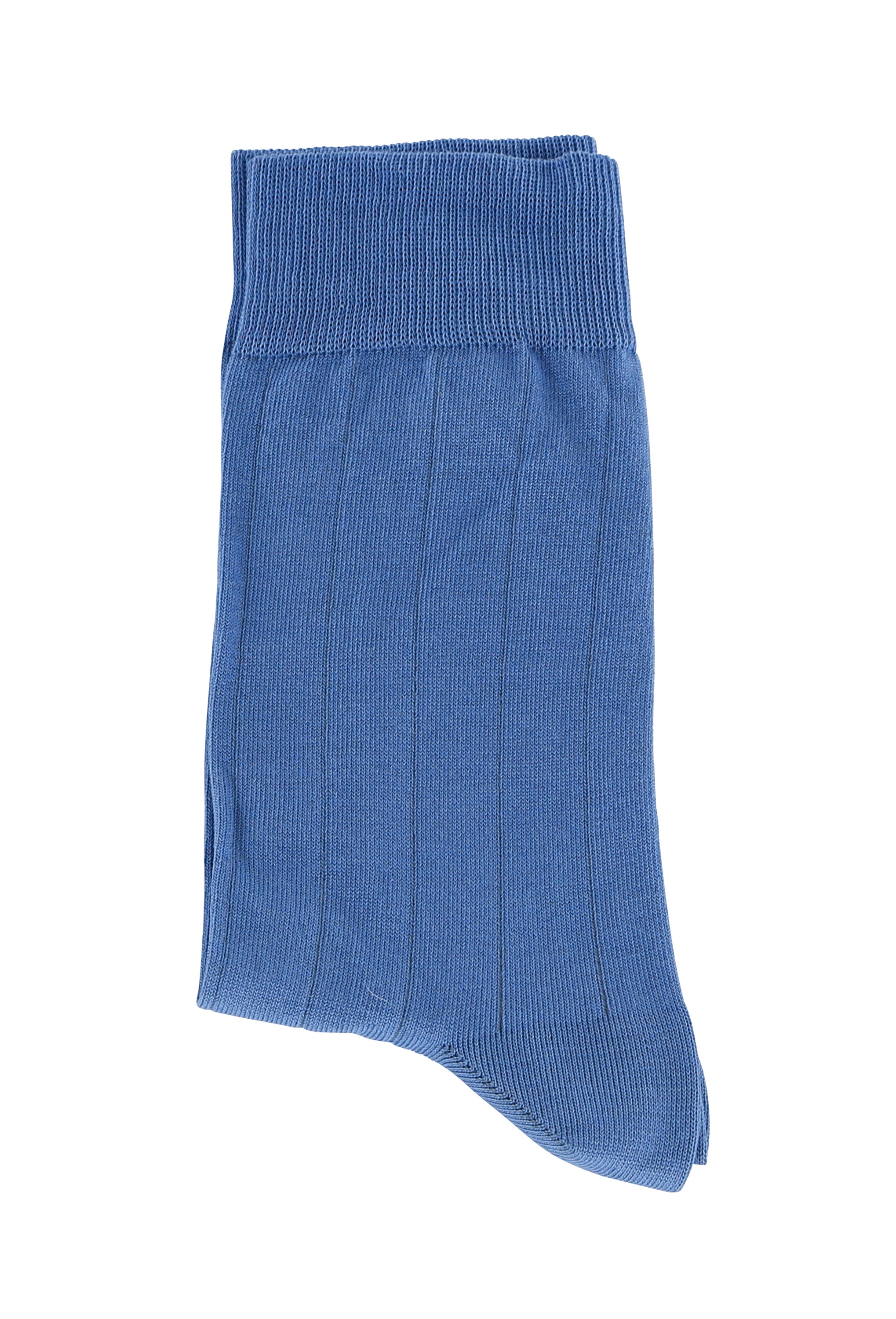 chaussettes fils decosse bleu indigo