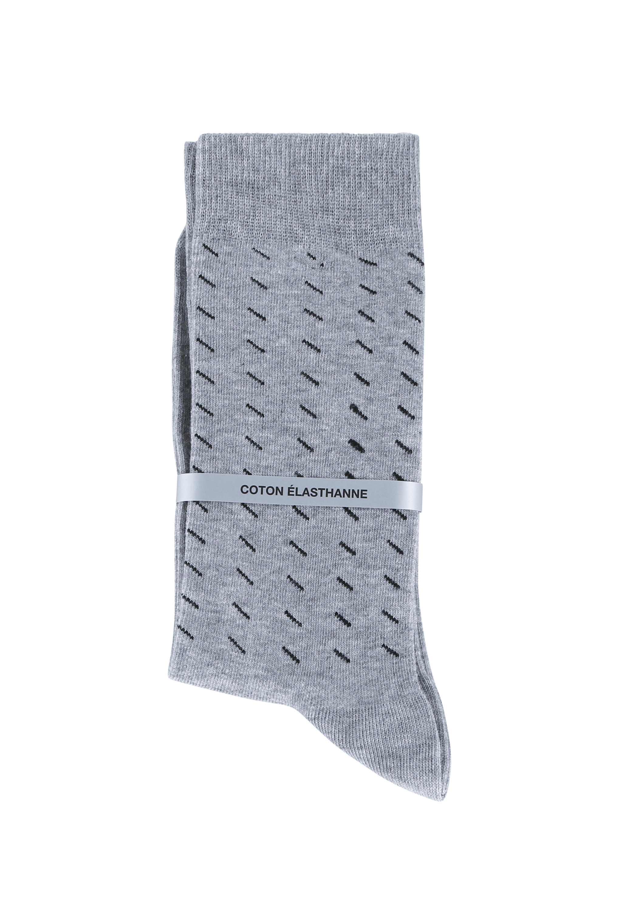 chaussettes dessin gris clair