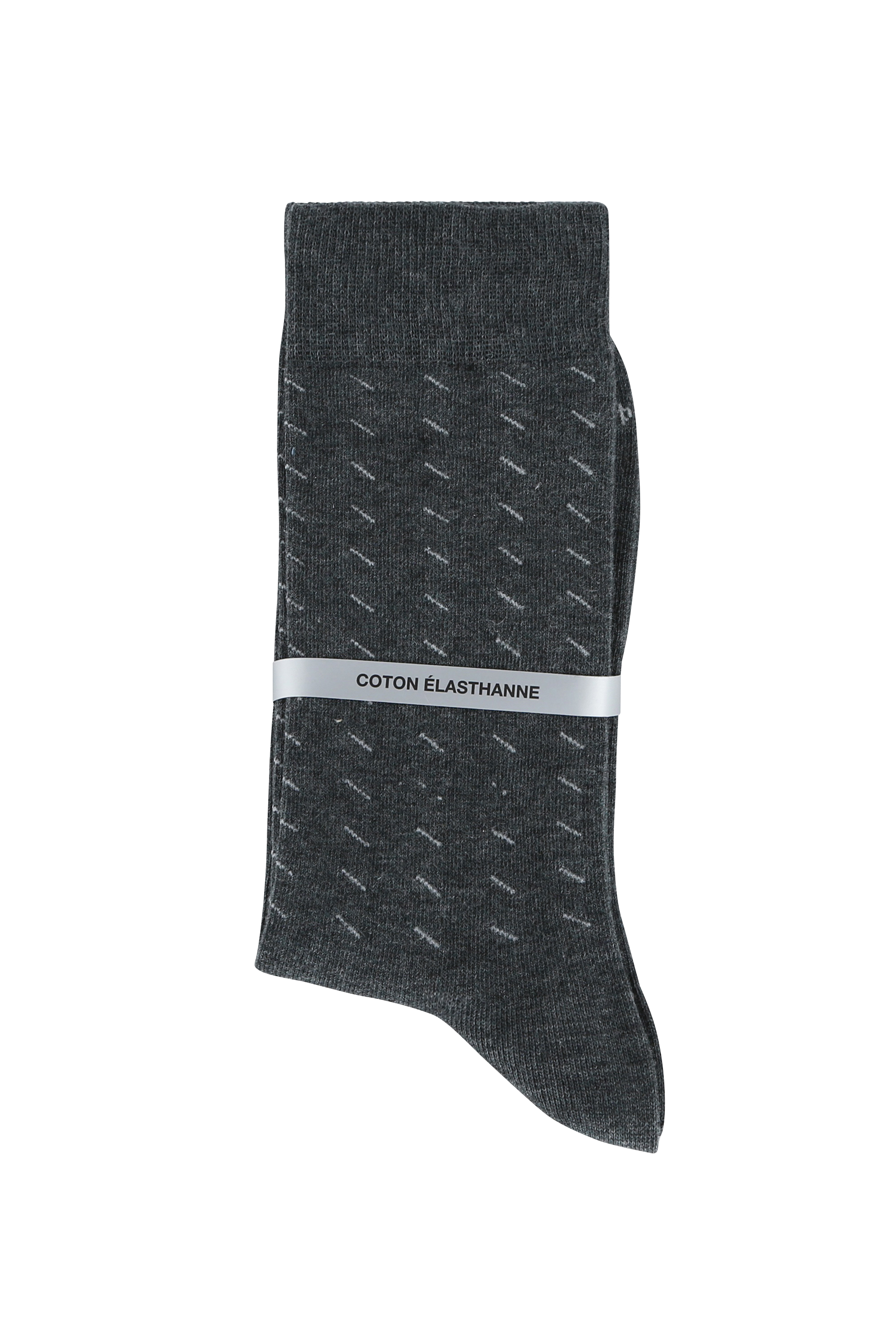 chaussettes dessin accent anthracite