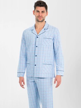 Pyjama boutonne rayures mixees-rayures