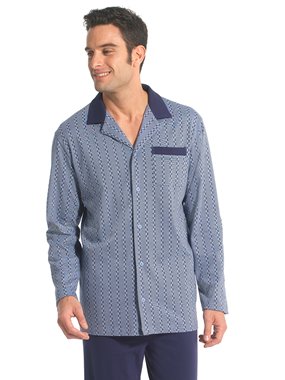 Pyjama maille jersey pur coton imprime