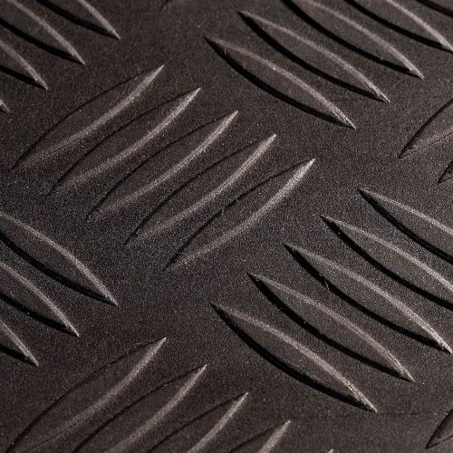 Rouleau de tapis antiderapant motif larme  : Couleur - Noir