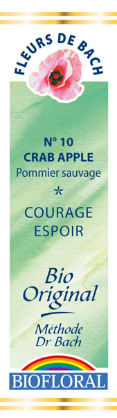 Crab apple - pommier sauvage - fleur de bach n°10