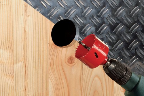 WOLFCRAFT Trepan o 68mm pret a lemploi avec foret centreur o 6mm queue 6 pans