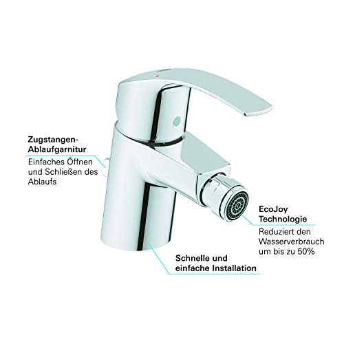 Melangeur Pour Bidet Grohe Eurosmart Taille S Chrome 32929002