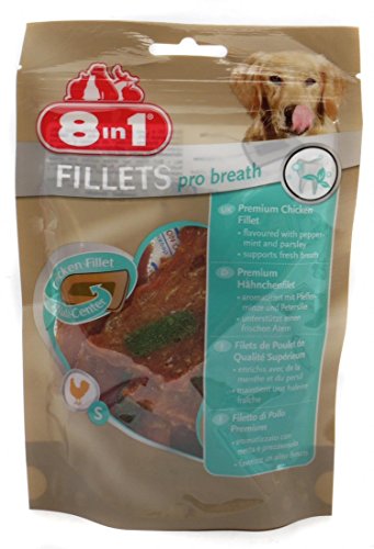 Friandises Filets Poulet Pro Breath S pour Petit Chien - 8in1