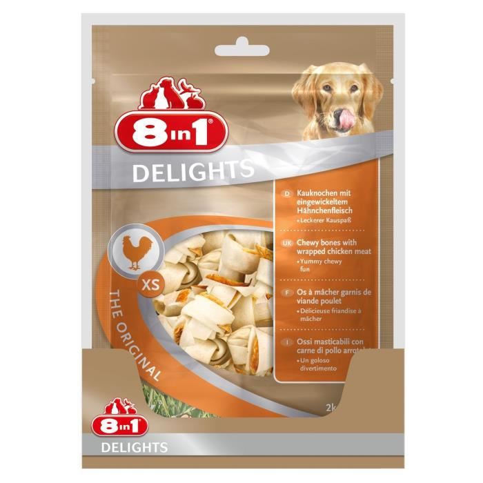 8 In 1 Delights Xs - Os De Poulet A Ma ....