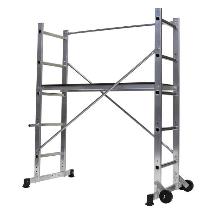 Echafaudage Centaure B3 En Aluminium Hauteur De Travail Max 3m 2 Hauteurs De Planchers