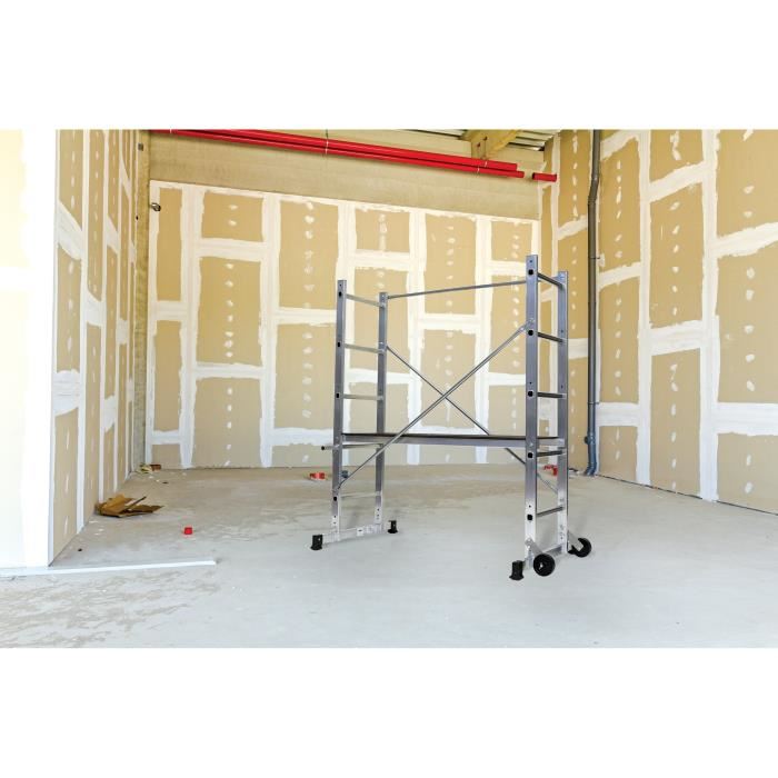 Echafaudage Centaure B3 En Aluminium Hauteur De Travail Max 3m 2 Hauteurs De Planchers