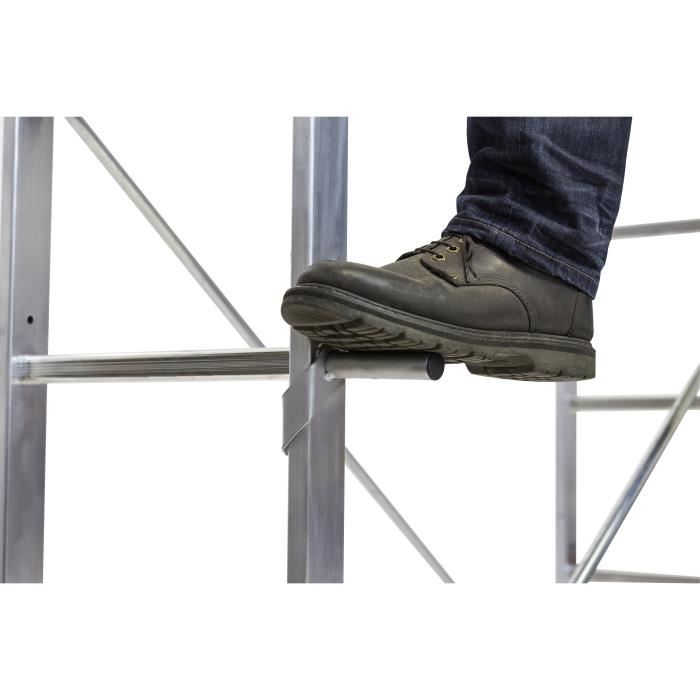 Echafaudage Centaure B3 En Aluminium Hauteur De Travail Max 3m 2 Hauteurs De Planchers