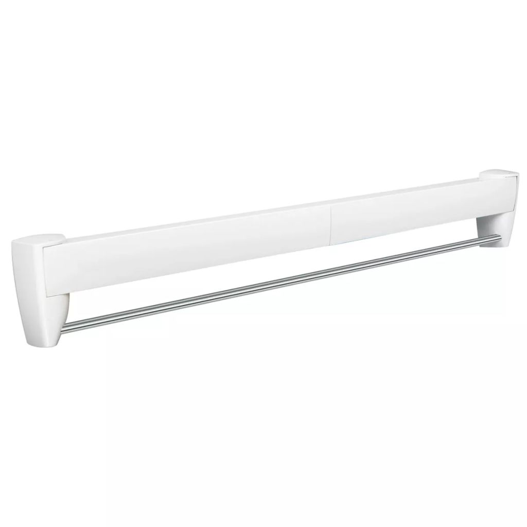 Sechoir Mural Leifheit Telegant 36 Protect Plus 83201 Etendoir Mural Depliable Avec 5 Barres De 72cm Materiau Inoxydable Blanc