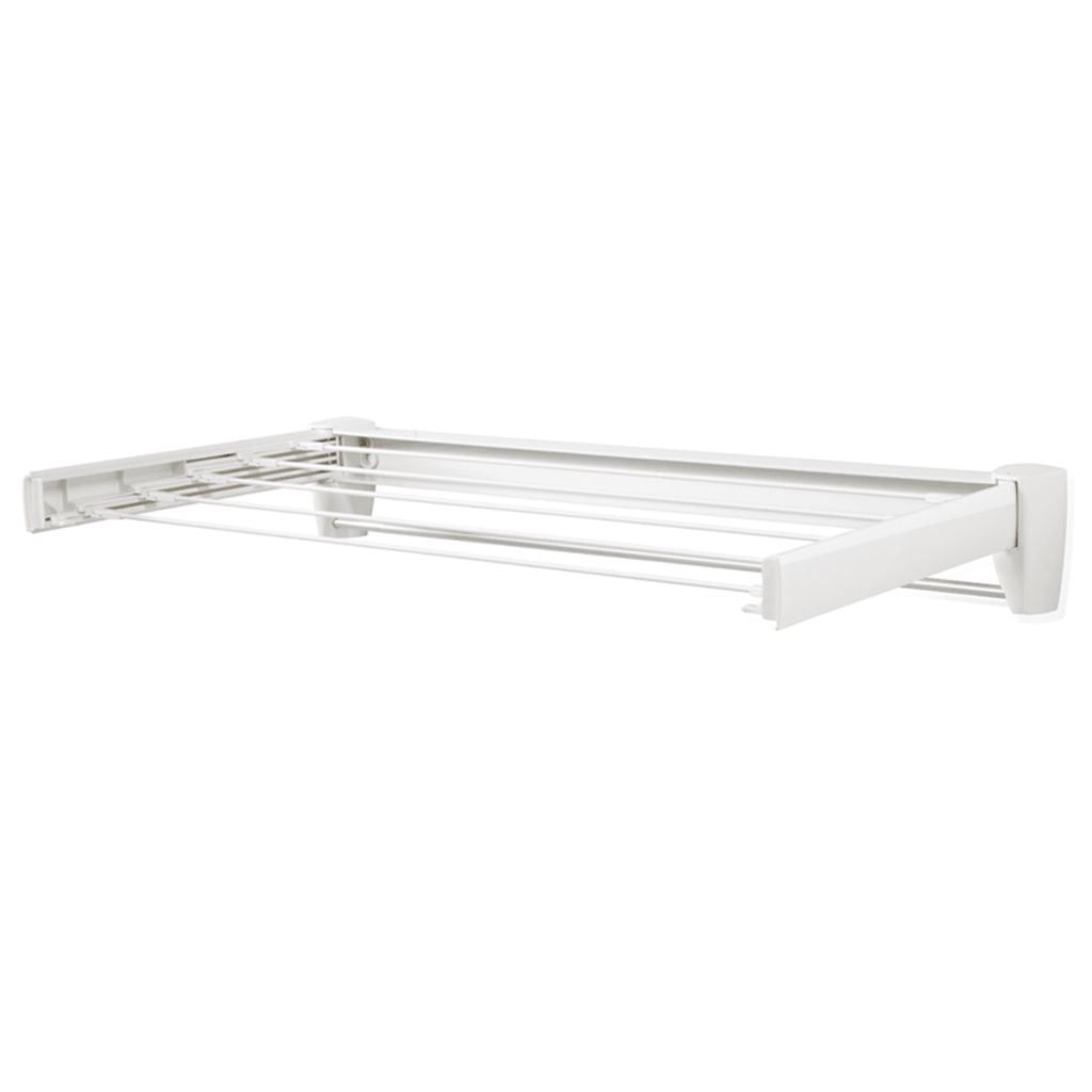 Sechoir Mural Leifheit Telegant 36 Protect Plus 83201 Etendoir Mural Depliable Avec 5 Barres De 72cm Materiau Inoxydable Blanc