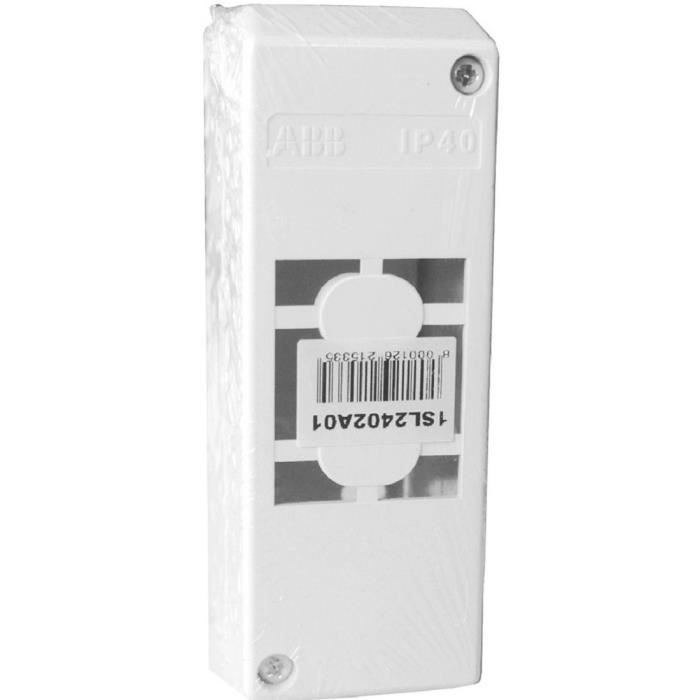 ABB Coffret cache borne 2 modules