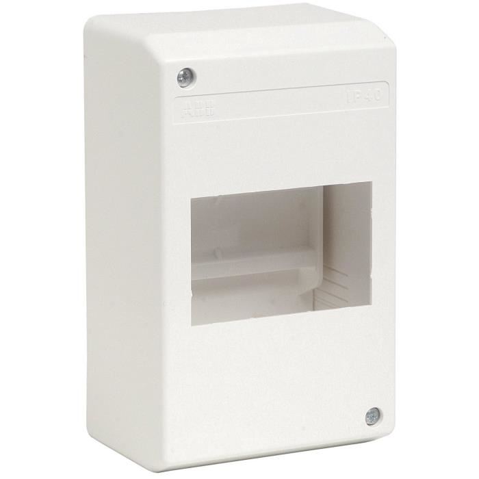 Coffret Cache-borne 4 Modules - Abb - Tenue Au Fil Incandescent 960°c - Exterieur