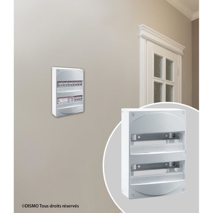 Abb Tableau Electrique Galeo 2 Rangees 26 Modules A Equiper