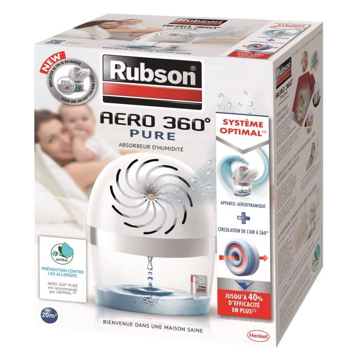 Absorbeur humidite et 1 recharge - RUBSON
