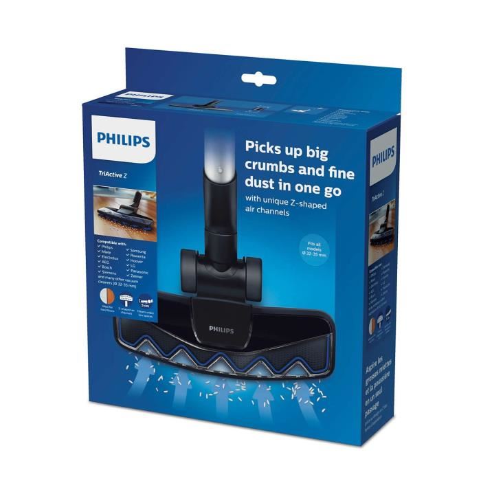 Philips Fc807701 Accessoire Aspirateur Brosse Triactive Z Pour Sols Durs