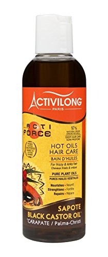 ACTIVILONG Bain d'huiles Actiforce - Carapate et sapote - Cheveux frisees et crepus - 200 ml