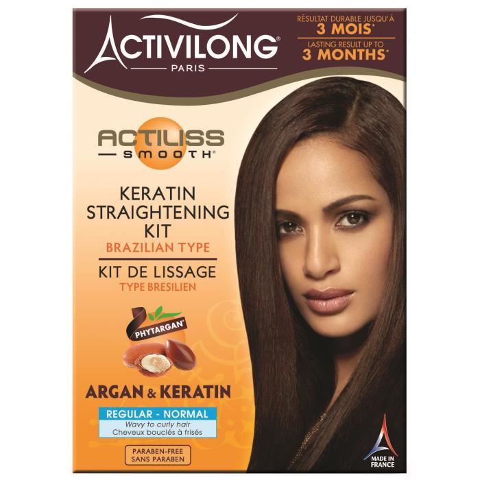 Activilong Kit De Lissage Actiliss Smooth Type Bresilien Argan Et Keratine