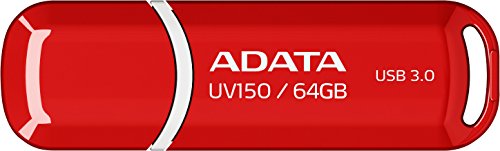 Cle Usb Adata 64gb Usb30 Uv150 Rouge Auv150 64g Rrd