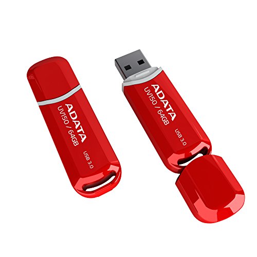 Cle Usb Adata 64gb Usb30 Uv150 Rouge Auv150 64g Rrd