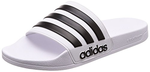 Sandales Adidas Cloudfoam Adilette Blancnoirblanc 38