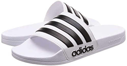 Sandales Adidas Cloudfoam Adilette Blancnoirblanc 38