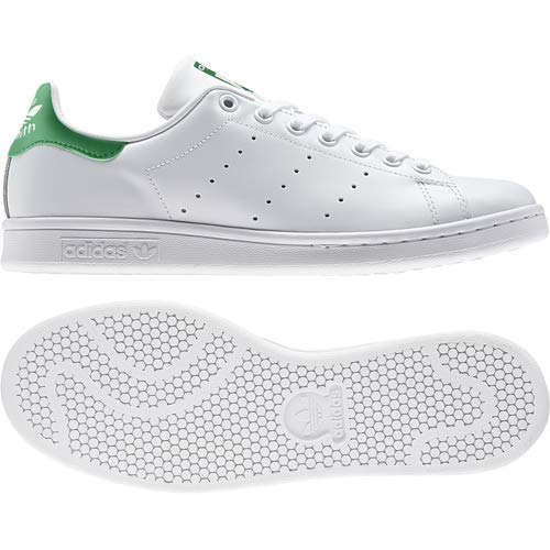 Baskets Stan Smith Blanc Mixte - Adidas Originals - Lacets - Cuir