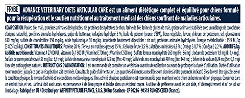 Advance Veterinary Diets Chien Croquettes Articulations Sac De 12kg