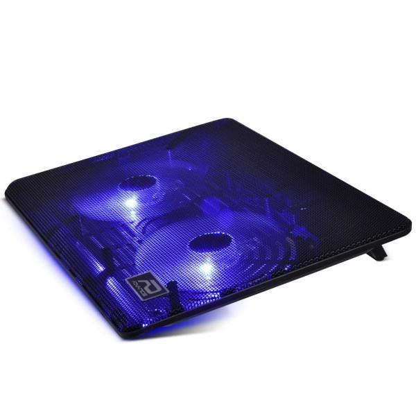 Advance Refroidisseur Pc Airstream 15 2 Ventilateurs Led Noir