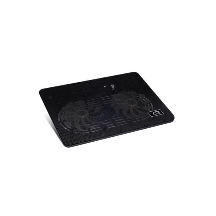 Advance Refroidisseur Pc Airstream 15 2 Ventilateurs Led Noir