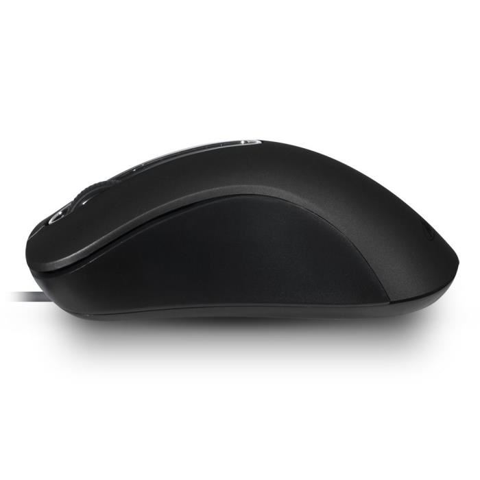 Souris Shape 3d S-3d-bk - Advance - Filaire - Optique - 3 Boutons - 1000 Dpi - Pc / Mac Os X - Noir