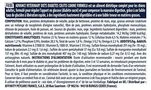 Advance Veterinary Diet Chien Diabete Colitis 3kg