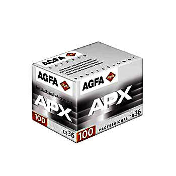 Agfa lot de 2 films N&B APX 100 135 36 poses, utilisable jusqu'a juillet 2020