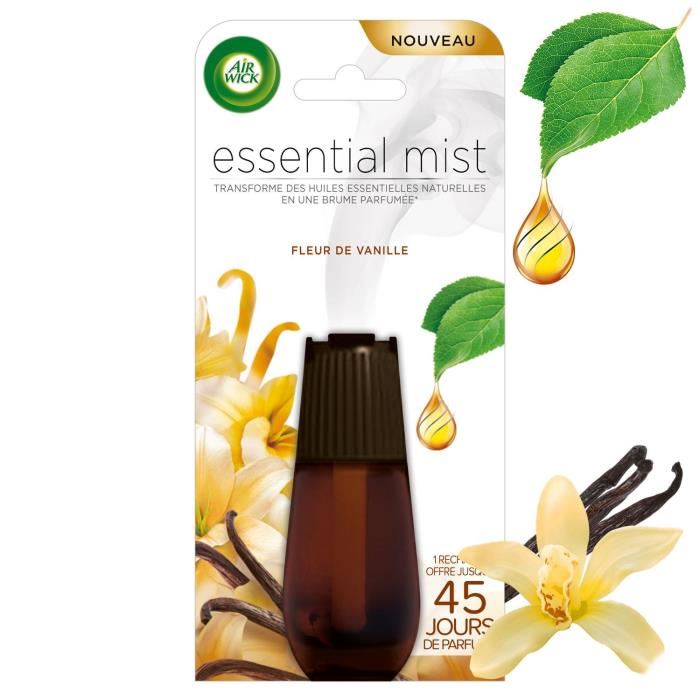 Air Wick Recharge Desodorisant Essential Mist Vanille 20 Ml