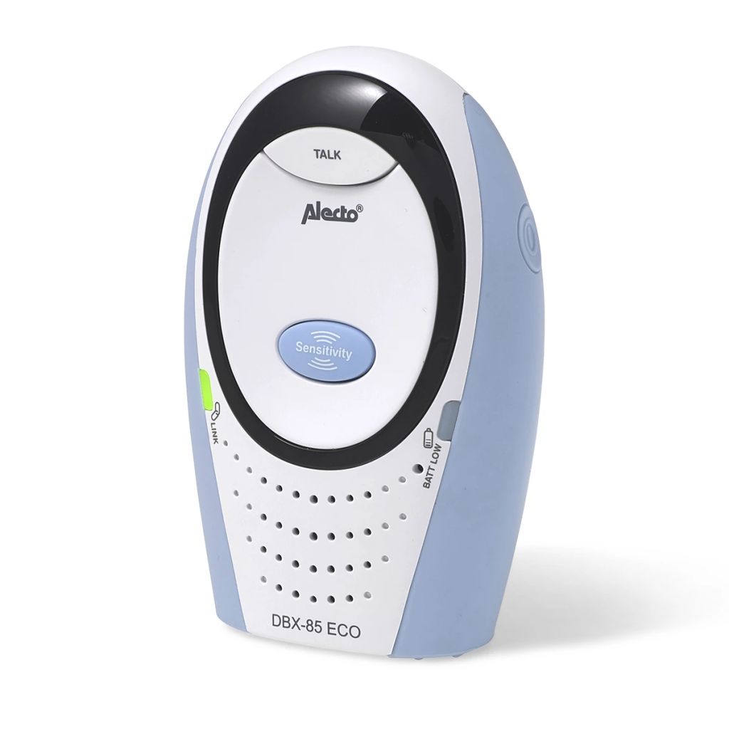 Alecto Dect Interphone Bebe Dbx-85 Eco Blanc Et Bleu