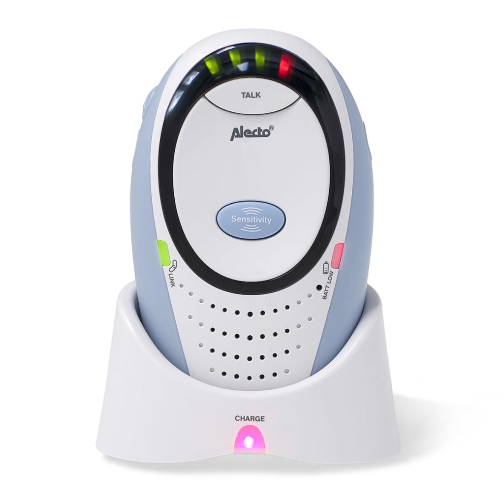 Alecto Dect Interphone Bebe Dbx-85 Eco Blanc Et Bleu