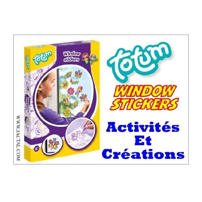 Window Stickers - Kit Creatif Autocollants Vitre