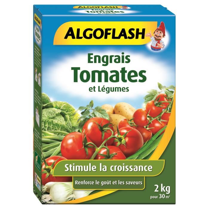 ALGOFLASH Engrais Tomates et Legumes - 2kg