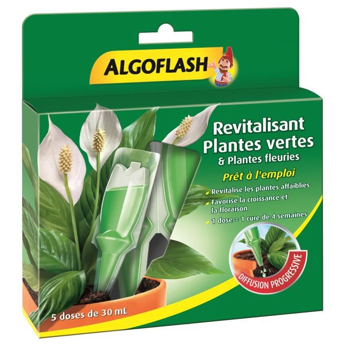 Engrais Algoflash Monodose Revitalisante Plantes Vertes Plantes Fleuries 30 Ml