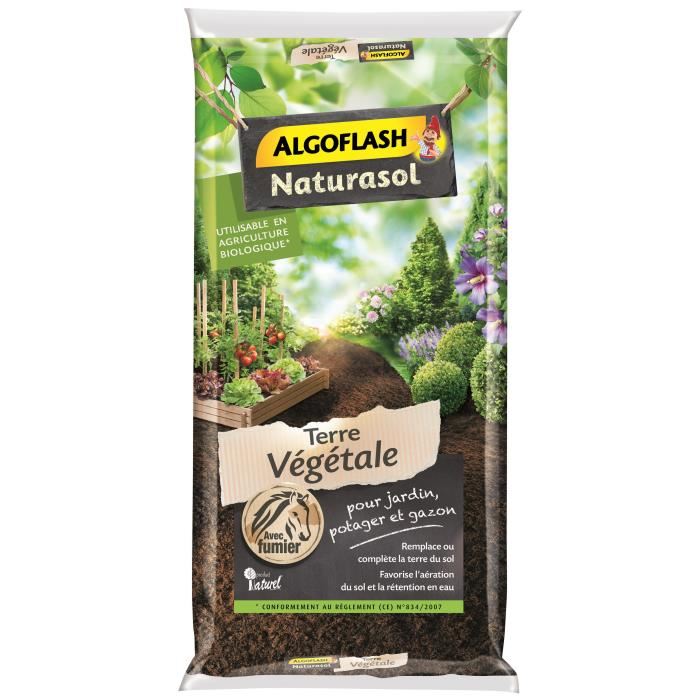Terreau Algoflash Naturasol Enrichi 40 L