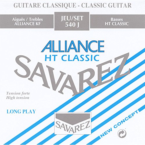 Savarez Cordes Guitares Classiques/ 540j Alliance Ht Classic Bleu Tirant Fort